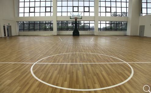 籃球館pvc塑膠地板地面炫酷有妙招【騰方PVC地板】