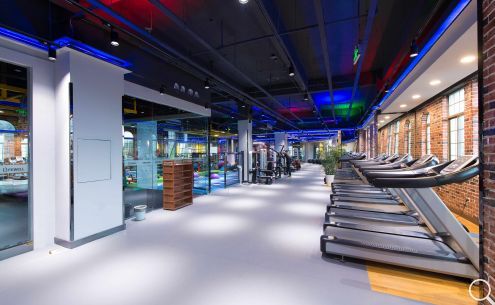 健身房塑膠地板滿足您的個性定制【騰方PVC地板】