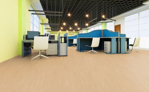 辦公室pvc塑膠地板你知道怎么選嗎？【騰方PVC地板】