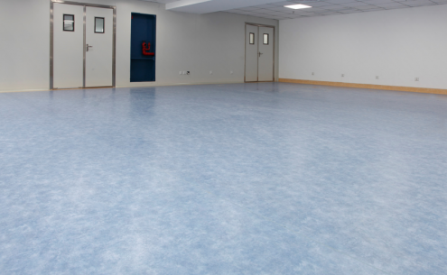 醫(yī)藥車間地面材料怎么選？騰方同質(zhì)透心環(huán)保塑膠地板！【騰方PVC地板】