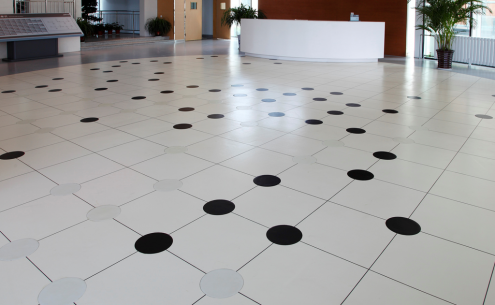 車間防滑地膠前景怎么樣？【騰方PVC地板】