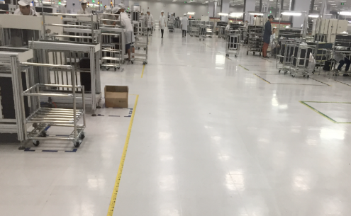 車間塑膠地板評(píng)估【騰方PVC地板】