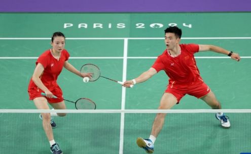巴黎奧運(yùn)|騰方地材 祝賀雅思組合羽毛球混雙奪冠！