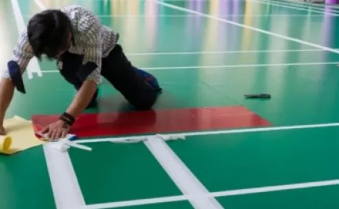 羽毛球場地常識及劃線方法