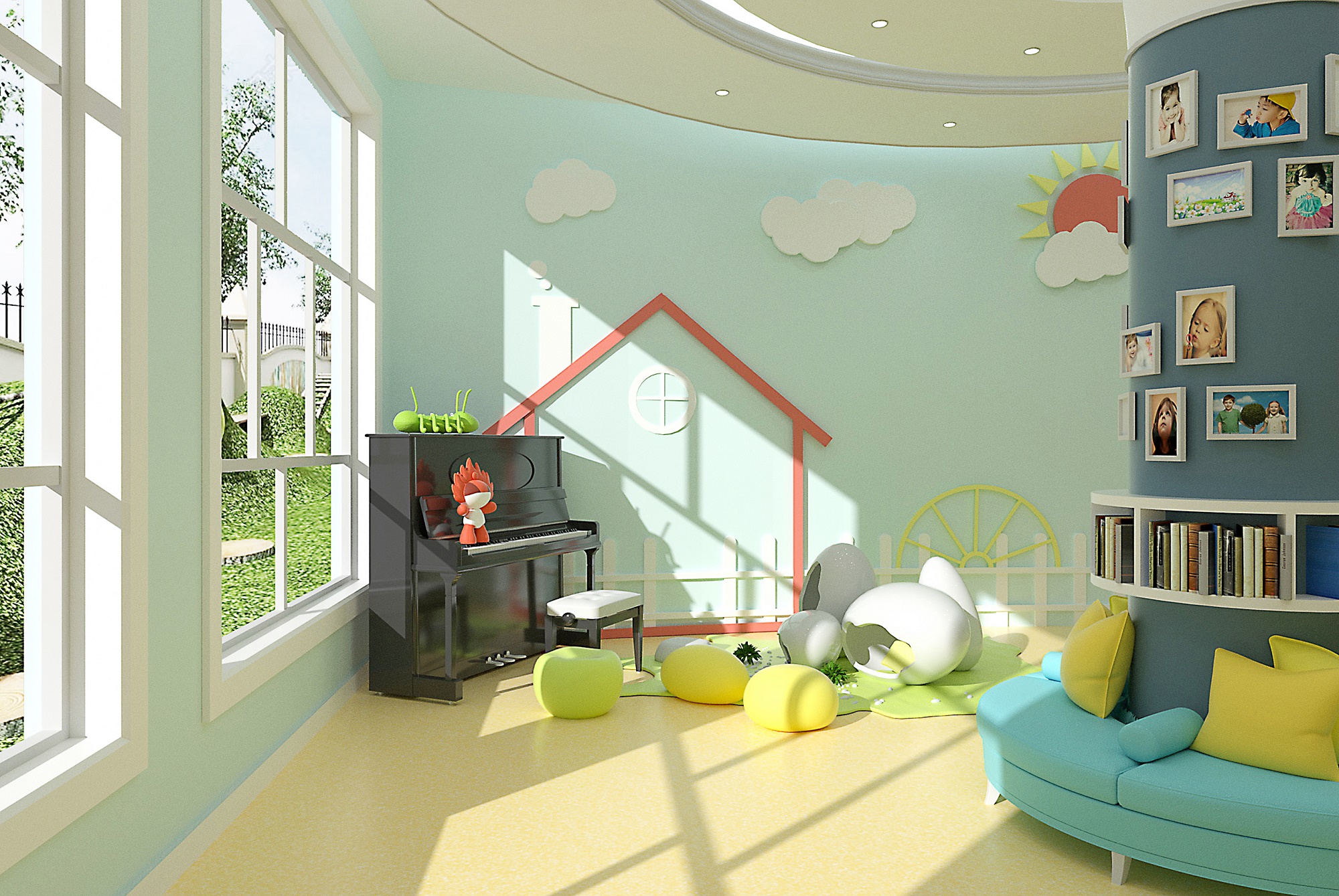 幼兒園PVC塑膠地板 幼兒園PVC塑膠地板